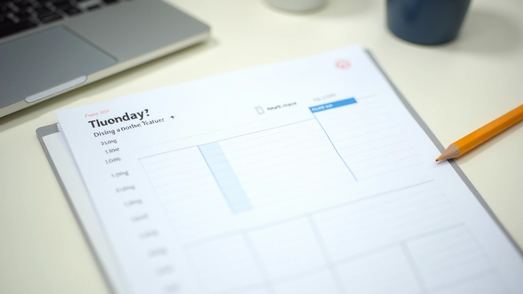 Calendar showing a two-week sprint period with planning day marked and daily standup reminders